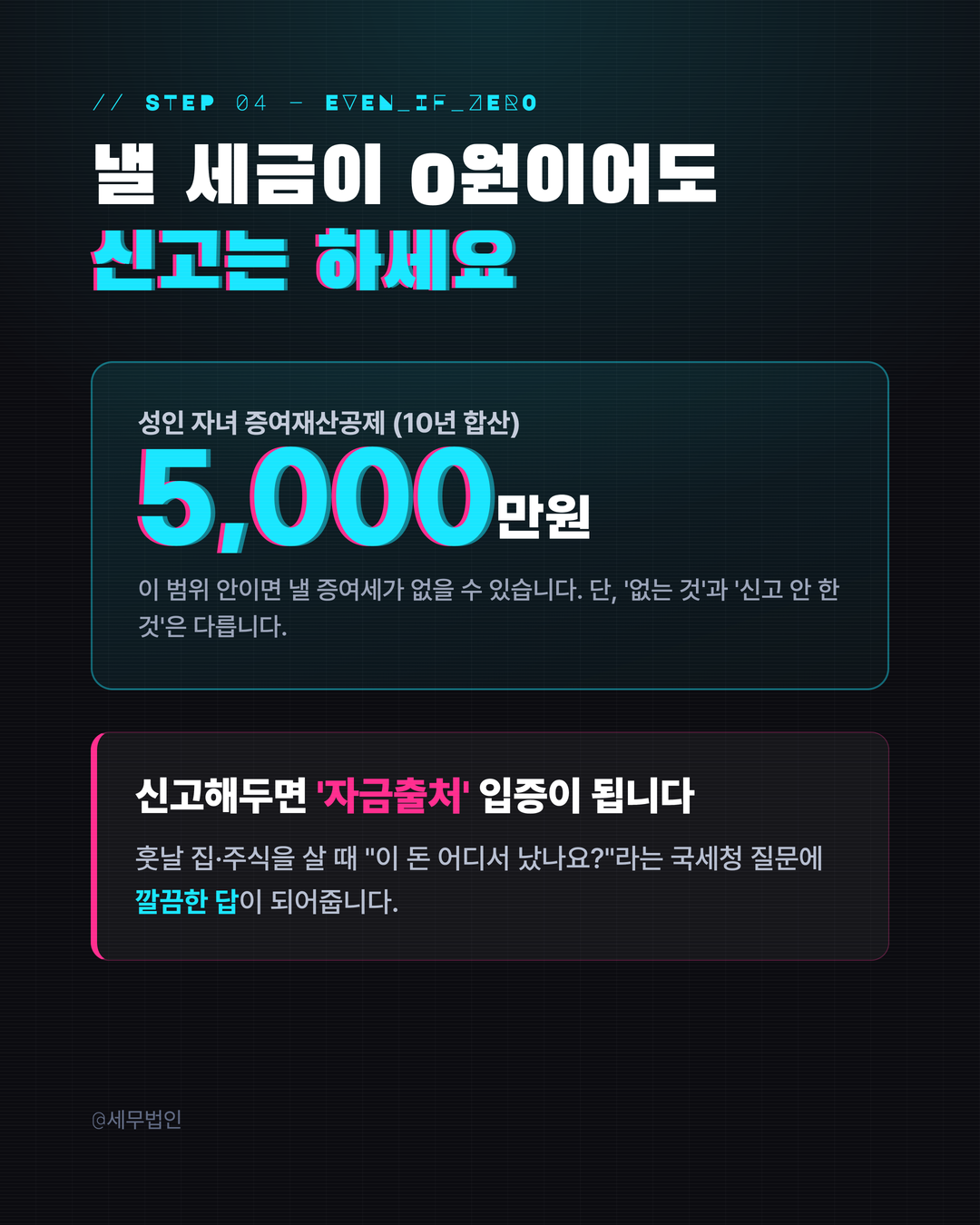증여세 신고 안 하면 생기는 일 5페이지