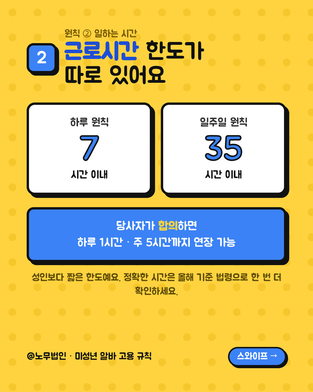 미성년 알바 고용 규칙 4페이지