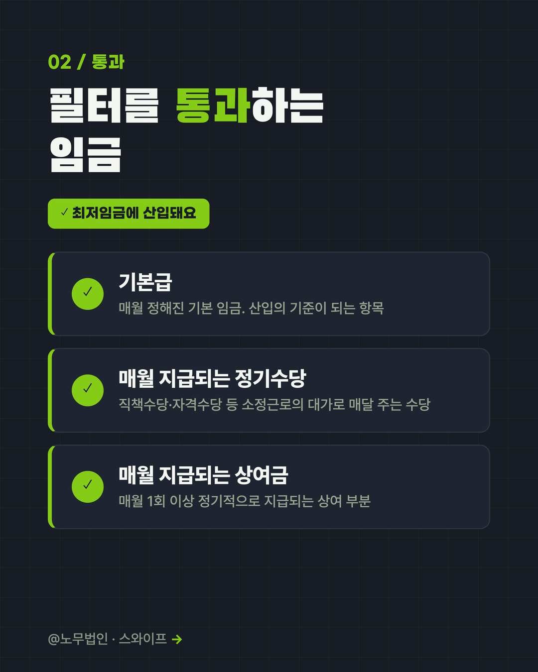 최저임금 산입범위 정리 3페이지