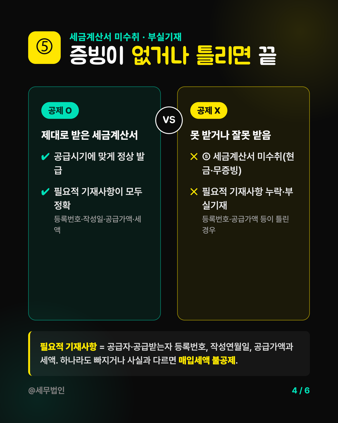 매입세액 공제 안 되는 항목 4페이지
