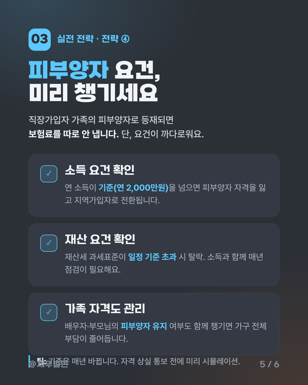 사장님 건강보험료 줄이는 법 5페이지